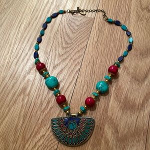 Tanjore Indian mosaic Necklace